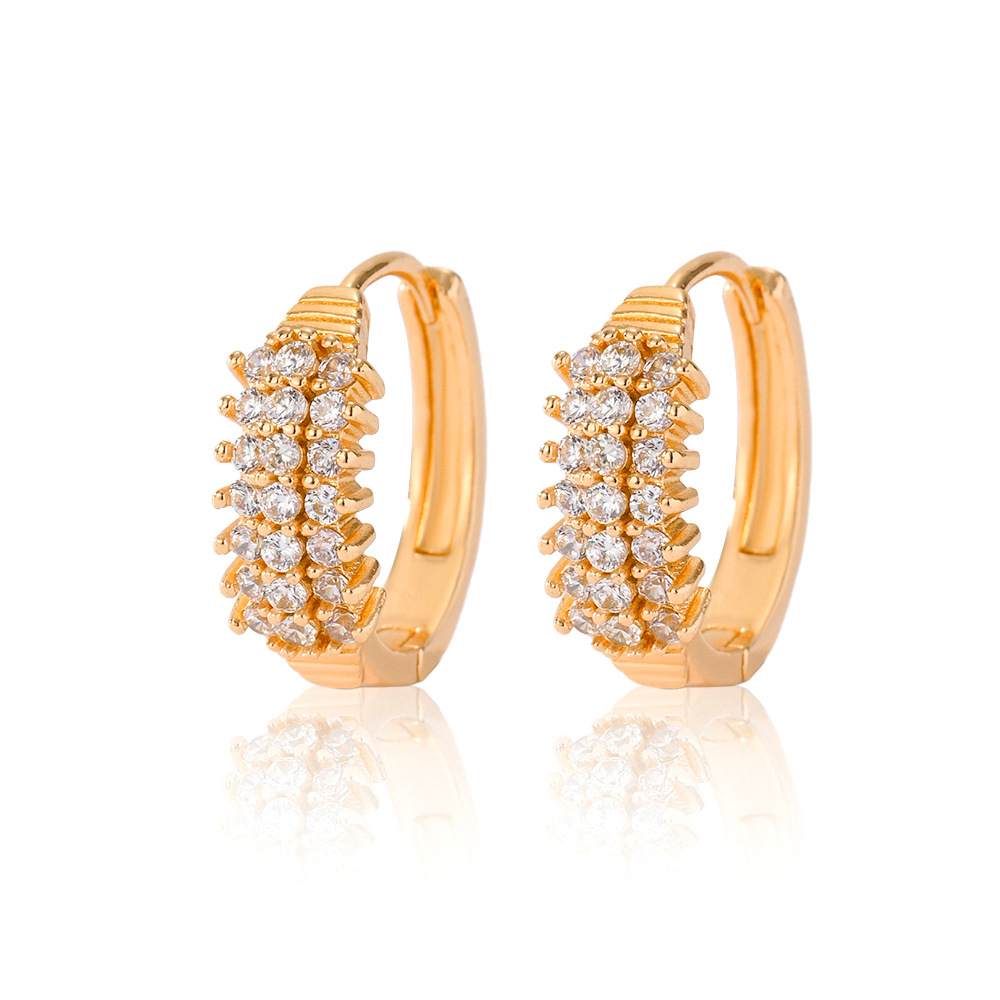 8g Weight Copper Ear Needle Material Zircon Inlay Material Earrings Classification 1 Pair Quantity Daily Occasion Copper Material Heart Shape, Crown, Rhombus Pattern Women's Gender Inlay Design Casual, Simple Style Style 1 Pair Casual Simple Style Heart Shape Crown Rhombus Inlay Copper Zircon Earrings 12