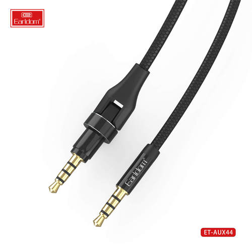 AUX audio cable 3.5mm male-to-male car connecting wire, phone earphone audio box car adapter conversion recording line