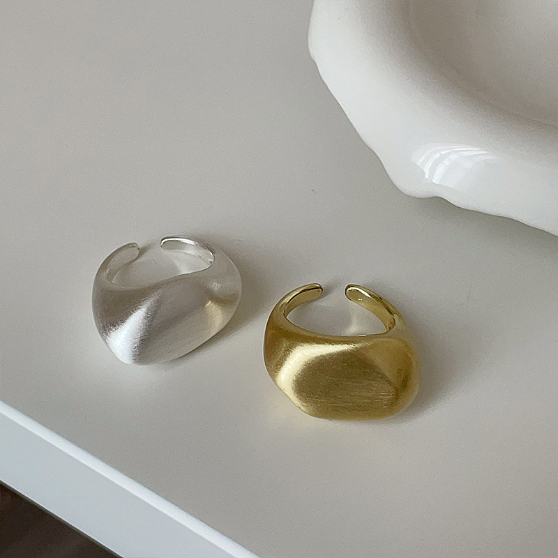 Designer Stacking Rings Gold And Silver Layered Band Set_voghion.com