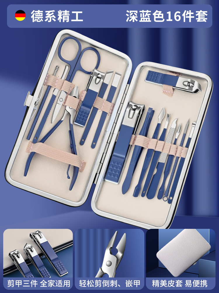 Pedicure manicure tijeras regalo de actividad portátil oreja para hombres oreja cucharas de corte de uñas set LOGO pinzas de uñas para el hogar