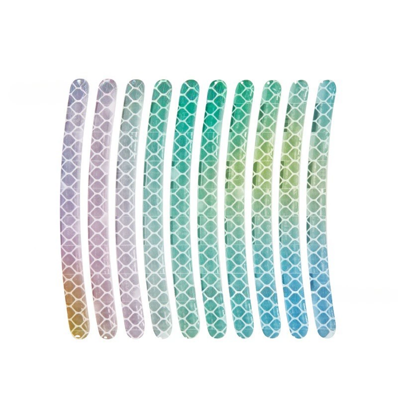 Новые автомобильные колеса светоотражающие наклейки персонализированные конфеты цвета электромобили мотоциклов декоративные наклейки трендовые наклейки на тело автомобиля