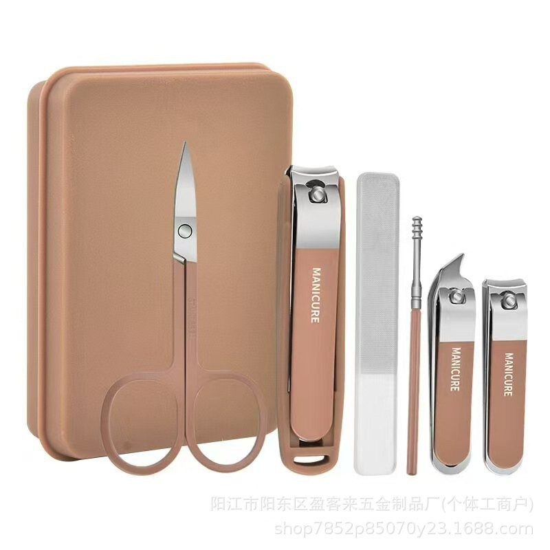 飛沫防止爪切り マニキュア 爪切り 家庭用爪切り 爪切りセット 平口・斜め口 6点セット|undefined