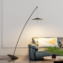 北欧落地灯现代简约轻奢客厅卧室书房创意设计师沙发钓鱼落地灯