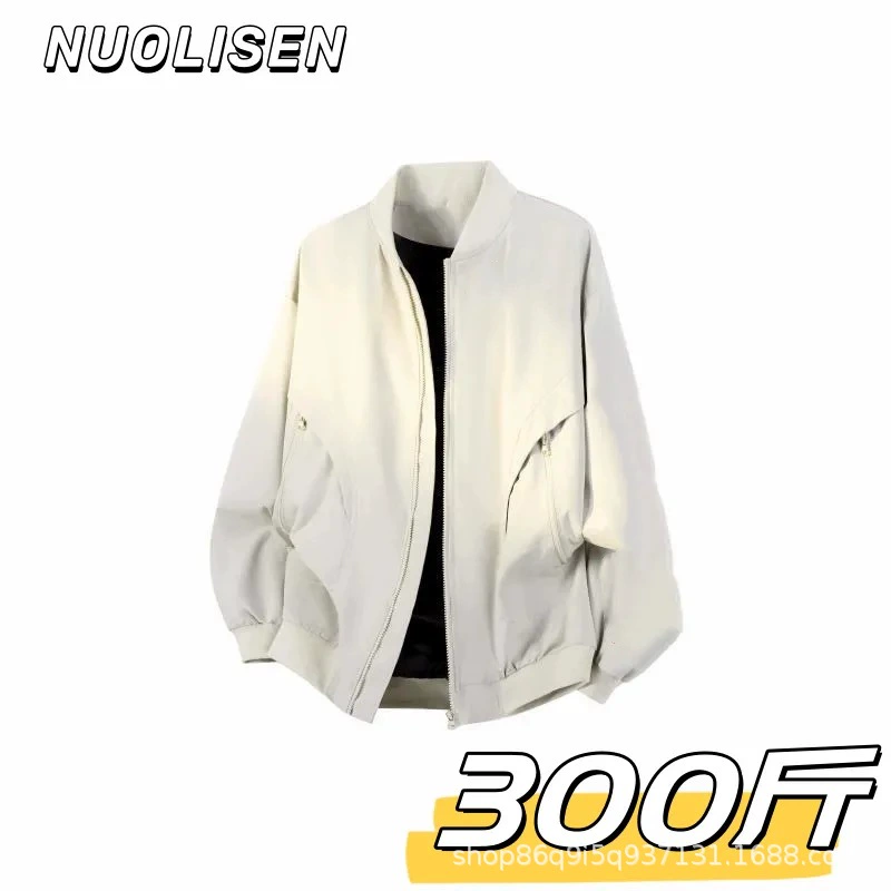 Тонкий и красивый-жирный mm300 фунтов США большой размер простой весенний и осенний бейсбольный костюм куртка женская свободная куртка куртка женская