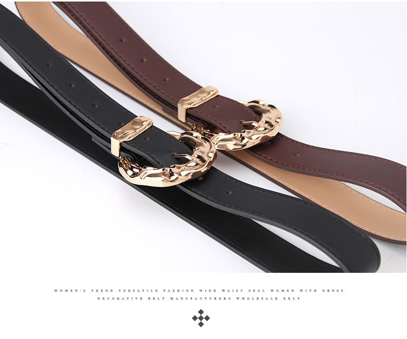 Wholesale Simple Solid Color Metal Pin Buckle Type Belt Nihaojewelry display picture 6