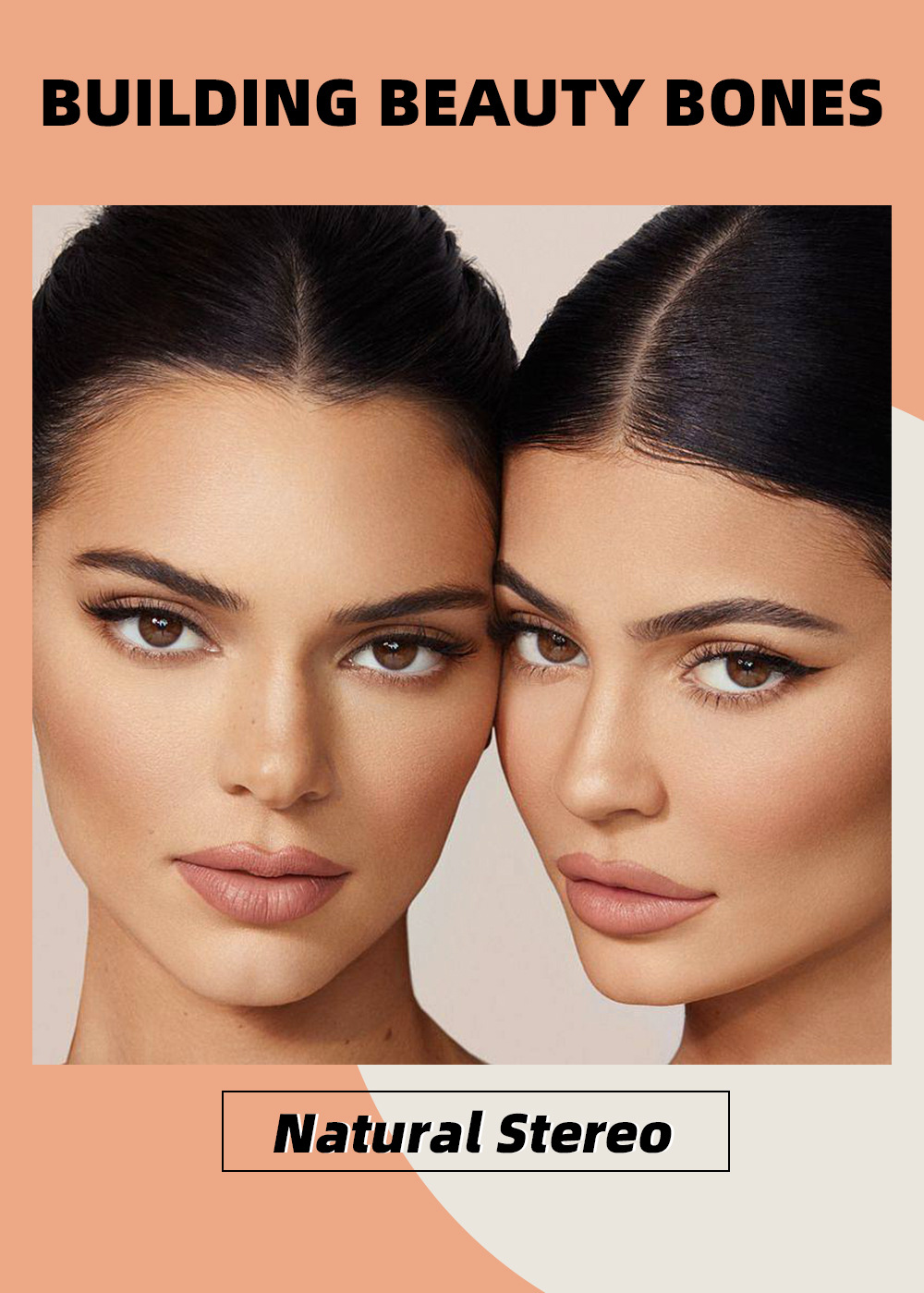 QIBEST cross-border matte contouring powder is not easy to smudge, contour contour powder, shadow and nose shadow powder, facial makeup Specification drawing