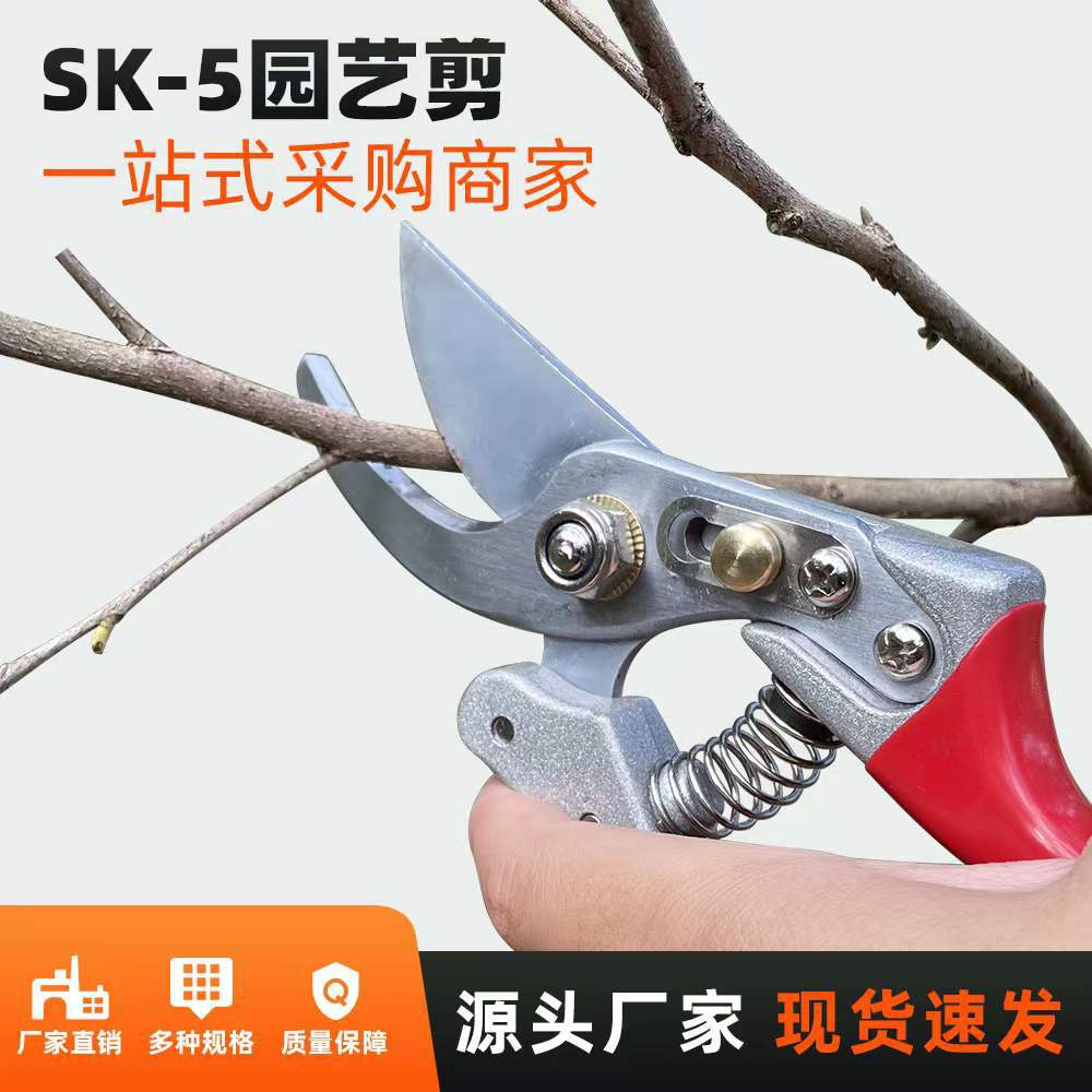 修树枝剪刀花卉园林工具 日本加厚SK5钢果树园艺强力剪子厂家批发