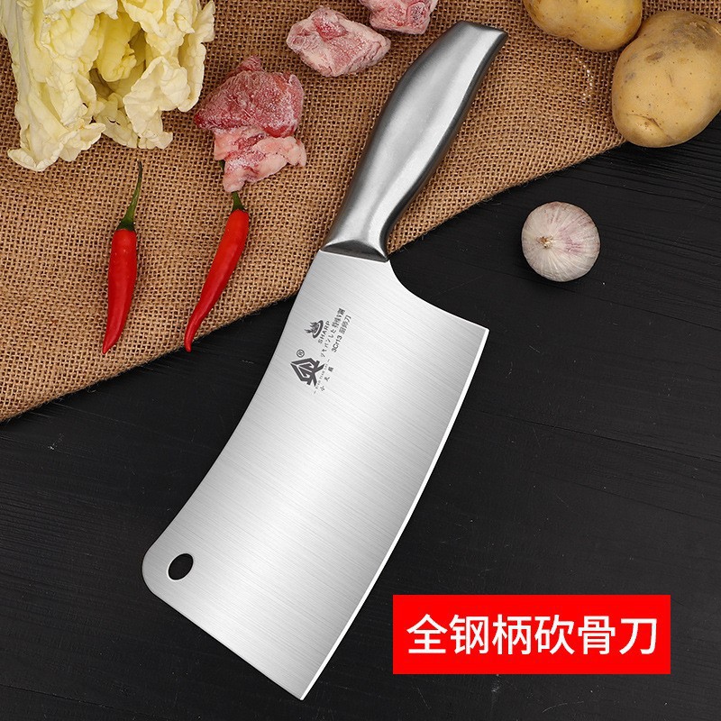 Correr <unk> 10 yuan forjado Yangjiang cuchillo de cocina cuchillo de corte de hueso de cocina cuchillo de corte de pescado cuchillo de corte afilado