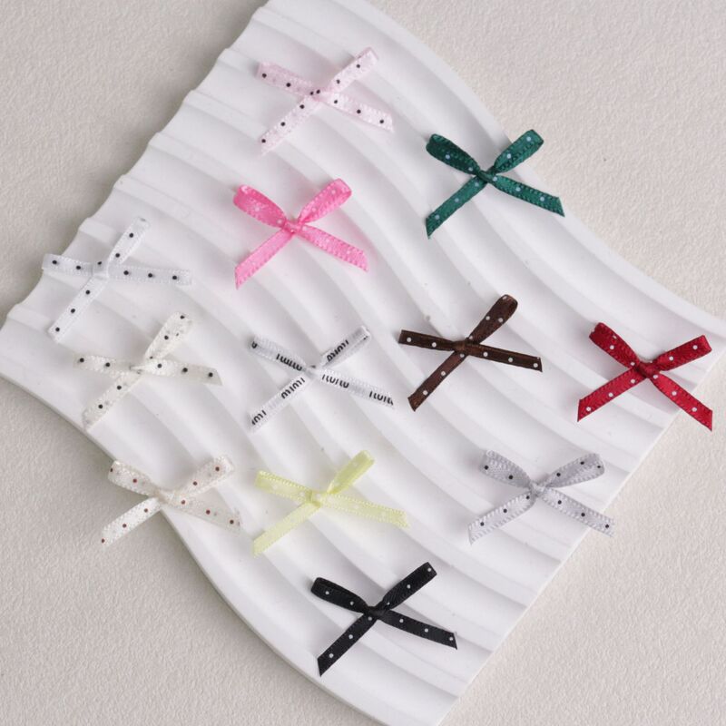 In-Stock 0.3cm Polka Dot Bow Accessories for Lingerie, Socks, Clothing, Handmade Diy, Ribbon Small Bow Accessories In-Stock 0.3cm Polka Dot Bow Accessories for Lingerie, Socks, Clothing, Handmade Diy, Ribbon Small Bow Accessories