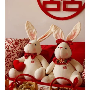 Bed Doll Pair Wedding Rabbit Pillow New Wedding Cute Doll Gifts Wedding Room Arrangement Supplies Gift