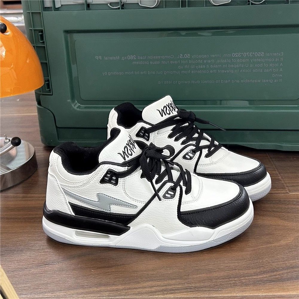 Zapatos deportivos con almohadilla de aire para mujeres 2024 nuevas tendencias de alto valor facial de estilo de campus estudiantes de ocio con suela gruesa para aumentar la altura de los zapatos de mujer