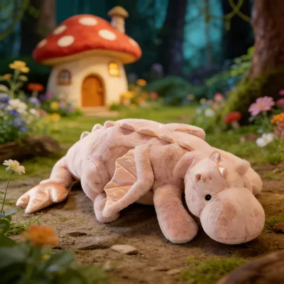 Lying Posture Small Flying Dragon Plush Toy Large Size Cute Soothing Doll Sleeping Pillow Cross-Border Doll Gift