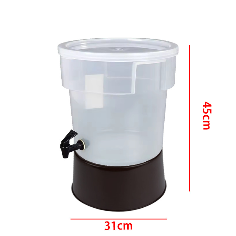 Barril de jugo comercial de grado alimenticio bebida portátil al aire libre buffet con cabecera de café leche de soja barril de té de leche estrictamente seleccionado image 11