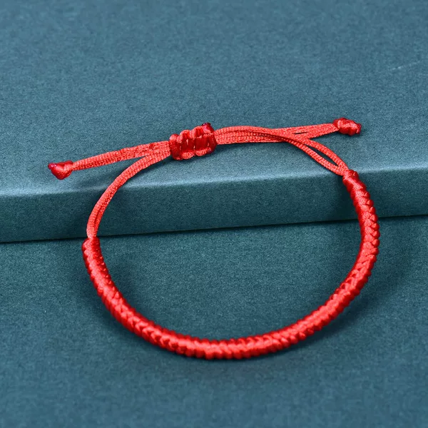 Diamond Knot Hand-Woven Bracelets for Besties, Couples, Birth Year, Male and Female Xiao Zhan's Same Style Red Rope