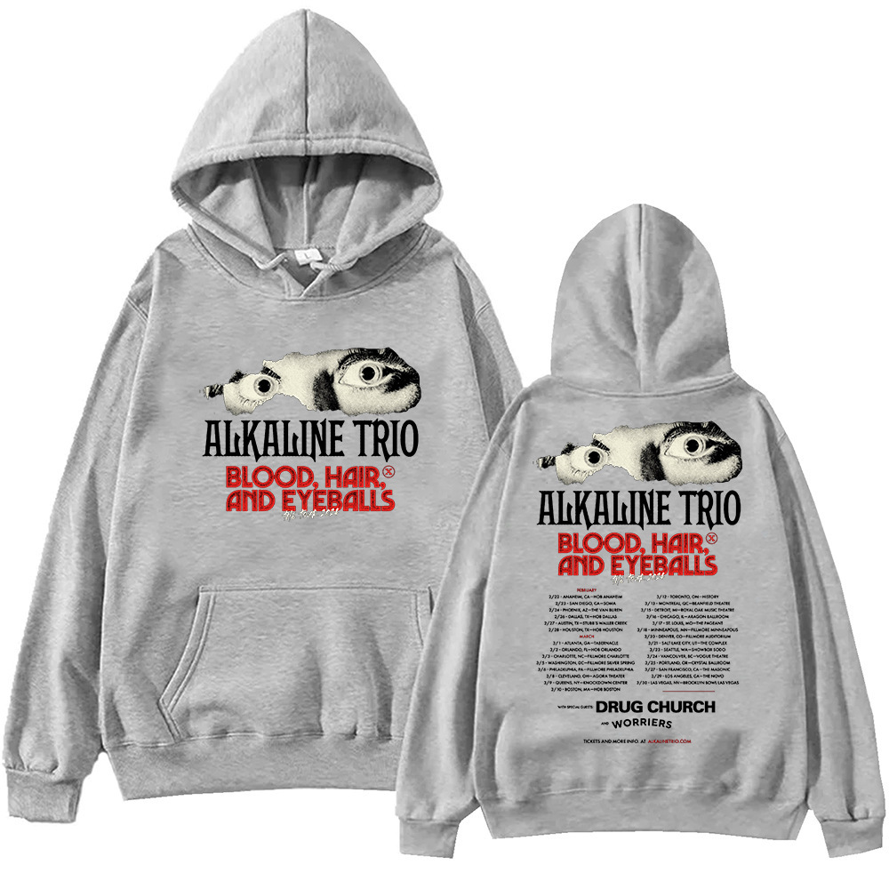 Alkaline Trio Tour 2024 Hoodie Unisex Harajuku Pullover Tops