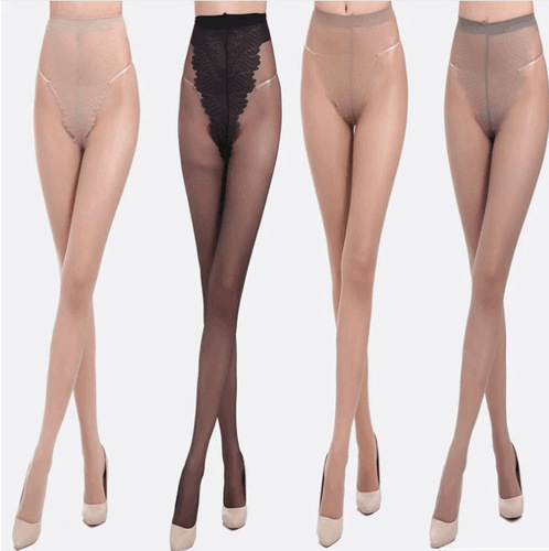 New summer breathable core-spun silk sexy adult socks leggings women's socks mercerized thin rompers