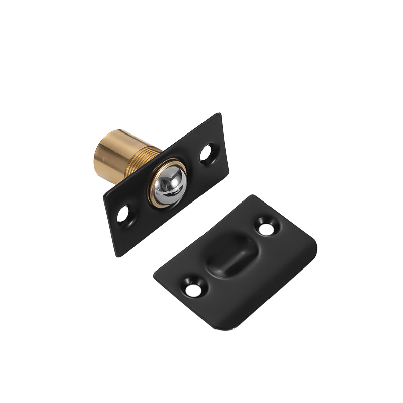 Puerta de acero inoxidable toque cuenta KTV cobre puro puerta toque grano hebilla superior cordón invisible puerta hebilla tipo de tarjeta puerta de madera resorte toque grano cerradura