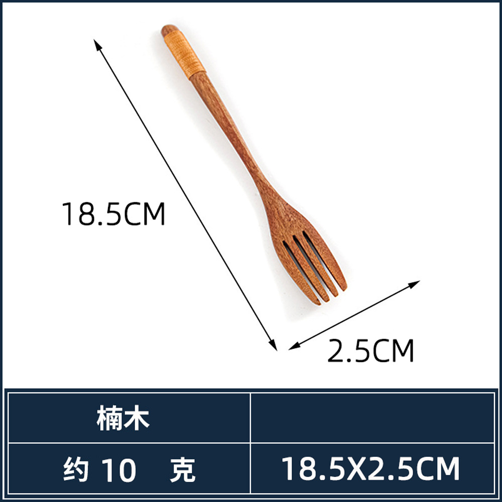 다크 브라운 감기 포크 (18.5*2.5cm)