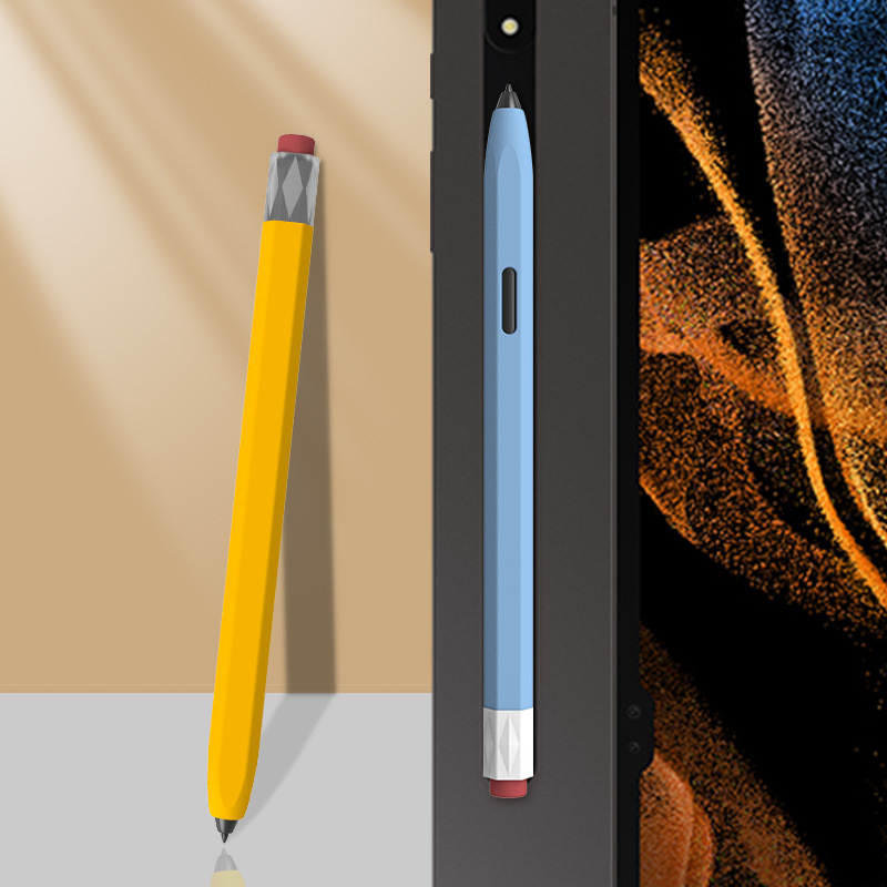 Cross-Border Applicable Samsung S11 Pencil Case Silicone S6 Lite Protective S7+/S8 Anti-Drop