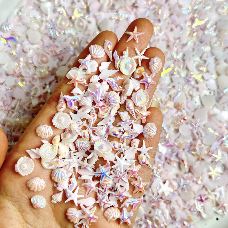 Cross-Border New Ocean Series Nail Art Accessories in a Bag, Including Shells, Starfish, Dolphins, Wearable Nails, and Handmade DIY Small Accessories Cross-Border New Ocean Series Nail Art Accessories in a Bag, Including Shells, Starfish, Dolphins, Wearable Nails, and Handmade DIY Small Accessories