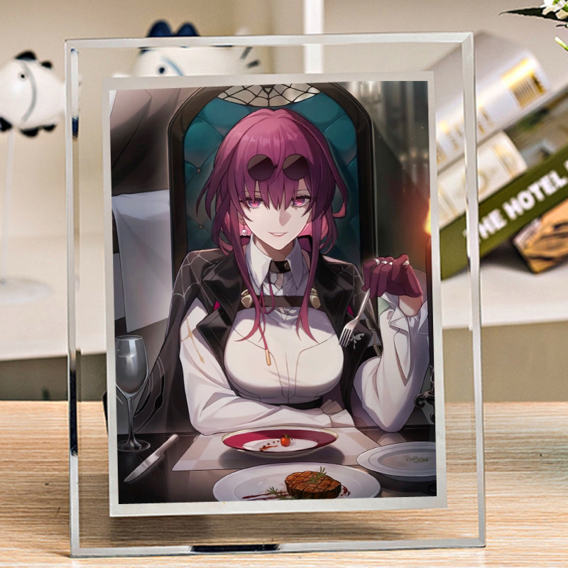 Kafka Crystal Photo Frame Collapses Samsung Dome Animation Surrounding Bedroom Living Room Desktop Decorations Picture Frame Picture Production