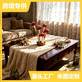 定制创意五角星古风蘑菇场景道具环保耐用室内圣诞树装饰品热销