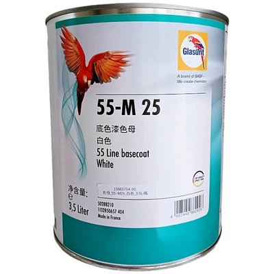 55-M25 white paint single component | Avtomobil boyası