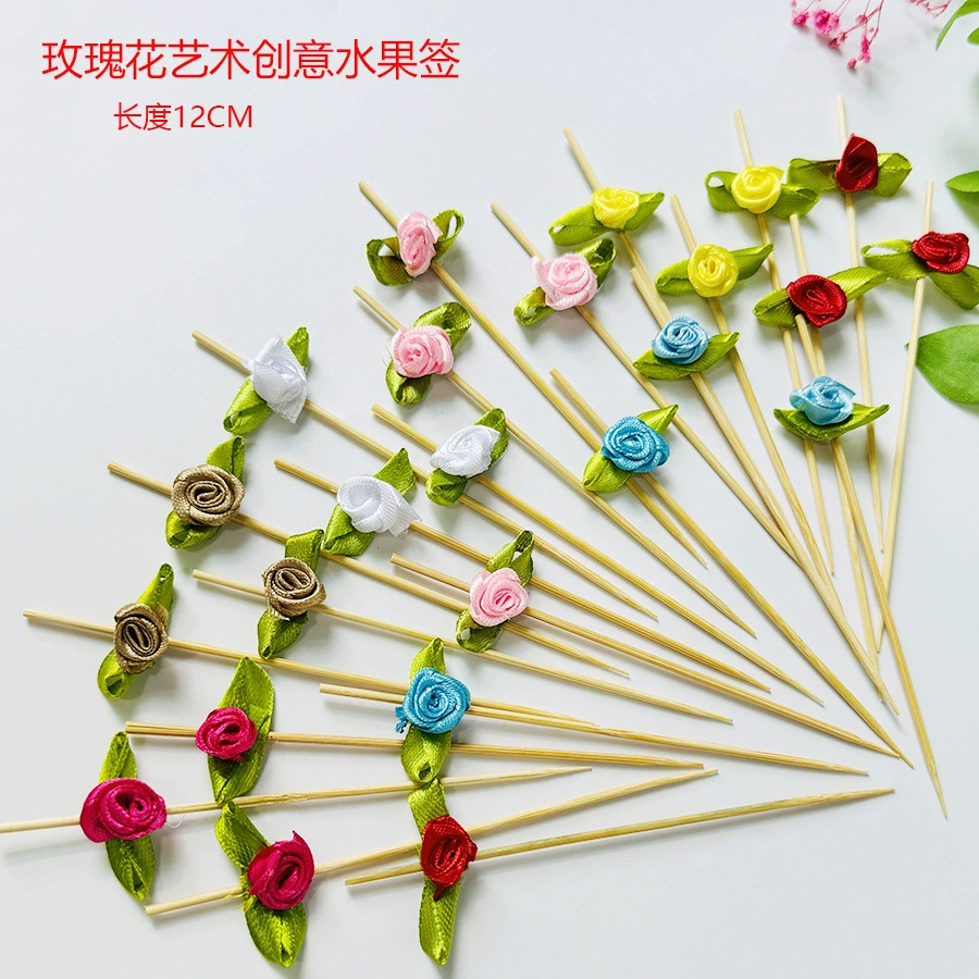 Креативная розовая цветочная подставка для украшения холодного подносика для моделирования маленьких ромашек для цветов одноразовая фруктовая подставка для украшения десерта