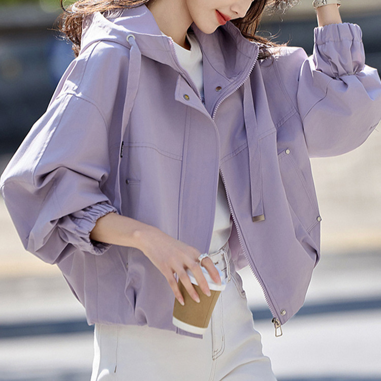 2025 Autumn Korean Style Petite Loose Casual Versatile Short Jacket for Women Simple Jacket Women's Elegant Top