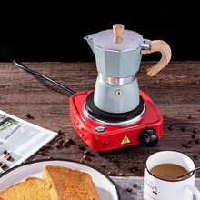 T9J5经典意式咖啡壶八角铝制摩卡壶浓缩咖啡现磨咖啡机煮咖啡摩卡