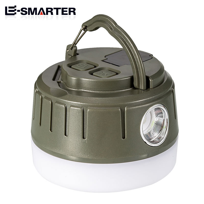 Lámpara de camping con gancho retro transfronterizo fuerte adsorción magnética recargable lámpara portátil para acampar al aire libre lámpara de camping de carga rápida