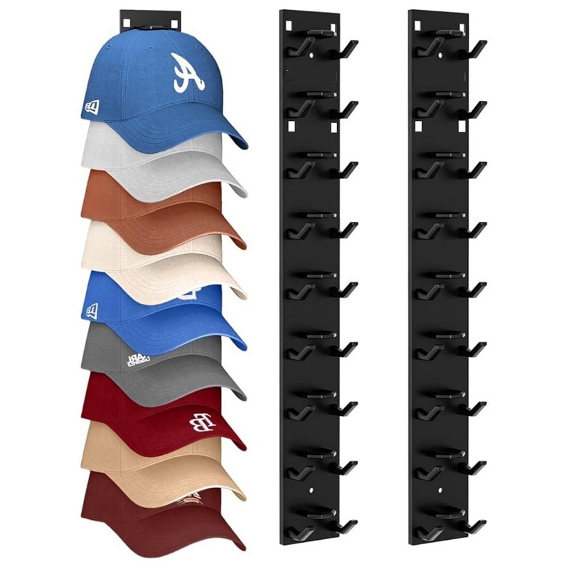 新しいクロスボーダー 2025 新製品 3.0 壁掛け HatOrganizerforBaseballCa 野球帽収納ラック|undefined