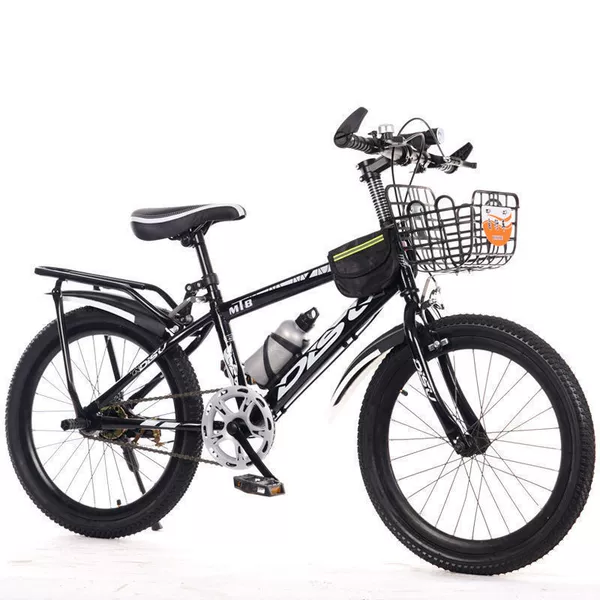 Black/single -speed [Gift Pack+Basket+Back seat]
