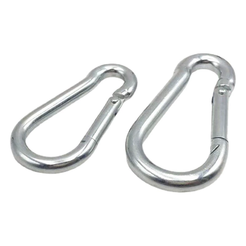 Пружинный крючок предохранитель собственная заводская пружинная пряжка собака пряжка предохранительная пряжка углеродистая сталь оцинкованная железная пряжка