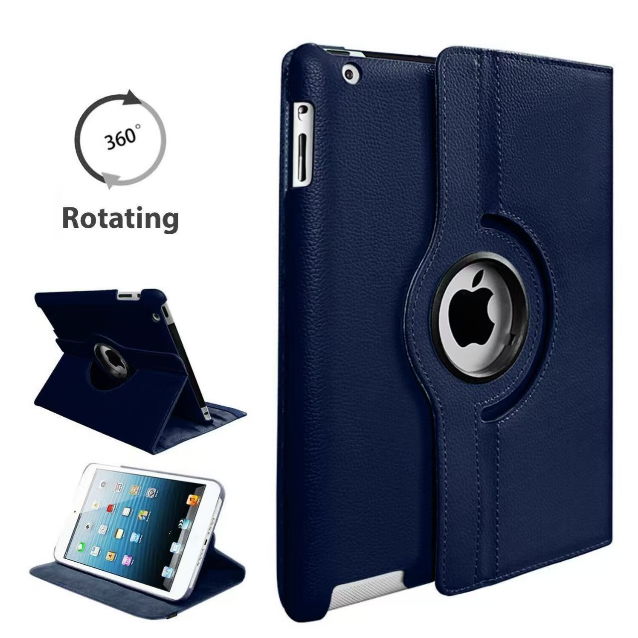 Aplicable a Apple iPad PRO 9.7 / 10.5 / 12.9 / mini serie 7.9 pulgadas 360 ° cubierta de rotación image 1
