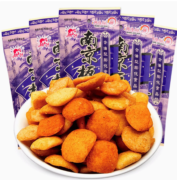 步步升南京板鸭味锅巴童年怀旧小零食小吃网红休闲食品网红解馋食|undefined
