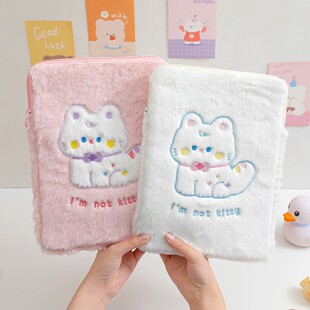 2022 New Cartoon Stuffed Tablet Bag iPad Liner Bag Student Girl 11inch Tablet Storage Bag
