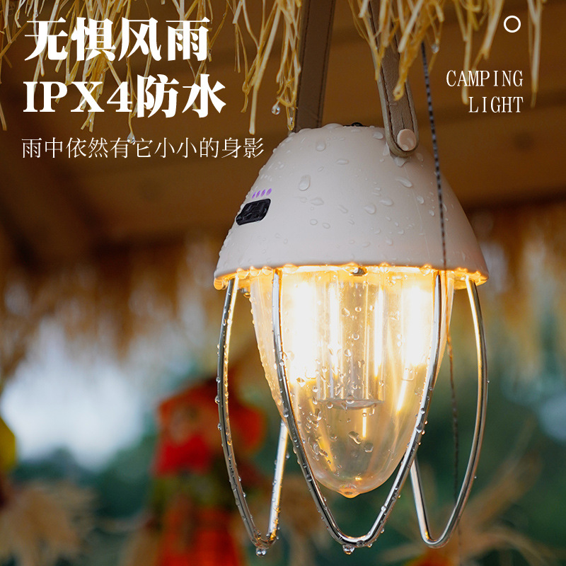 Nueva Luz de camping transfronteriza multifuncional Luz de camping al aire libre luz de trabajo de emergencia LED resaltar Luz Portátil larga resistencia