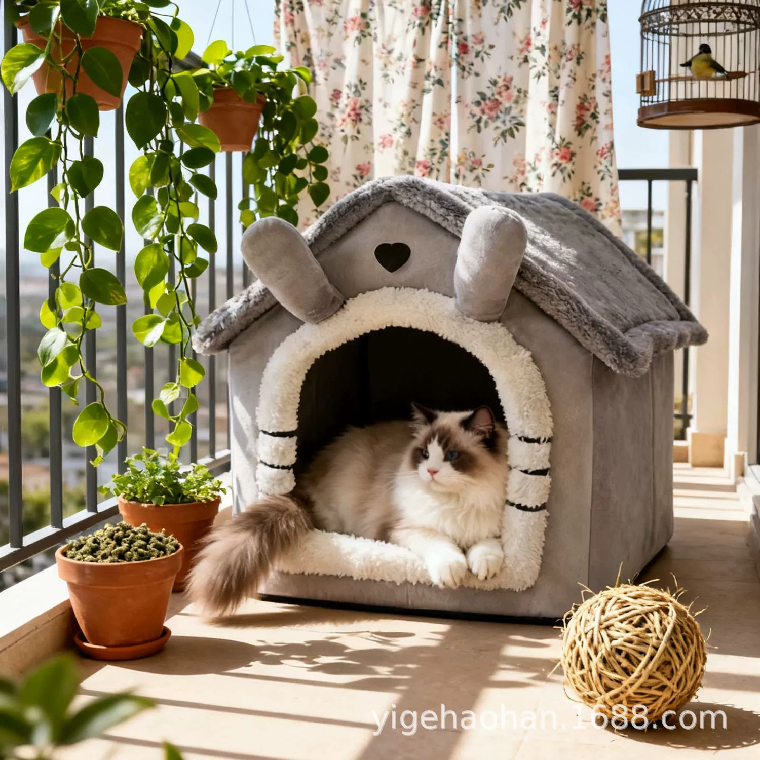 Популярная по странам подложка для kennel для кошек и собак, зимняя тёплая закрытая клетка для животных, подходит во все сезоны