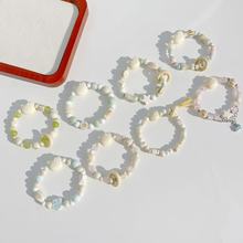 景德镇陶瓷手串KT卡通系列陶瓷瓷手链饰品学生手编绳摆摊饰品精品