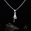 Pendant, chain stainless steel, fashionable necklace, accessory, internet celebrity, wholesale