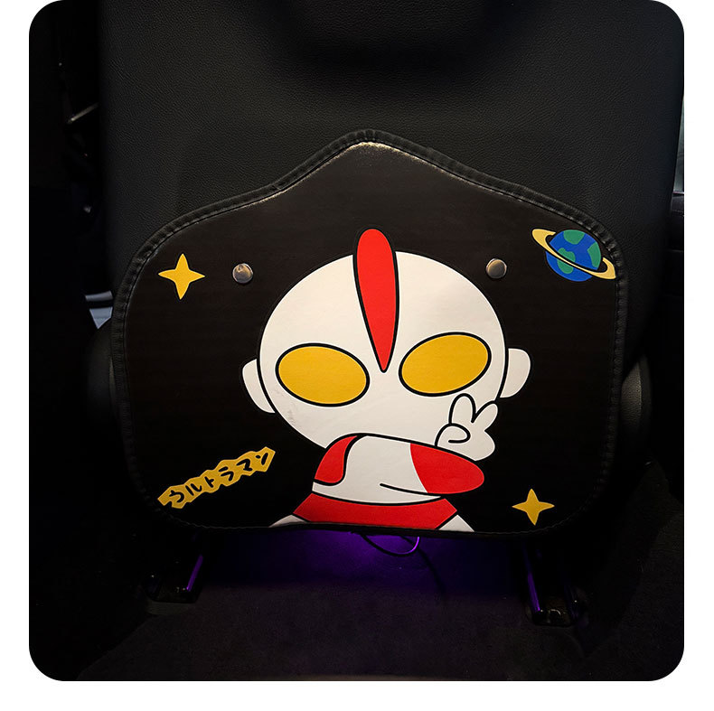 Ultraman Car Anti-Kick Pad Universal Rear Seat Back Anti-Dirty Protective Pad Car Rear Protective Pad Anti-Pad