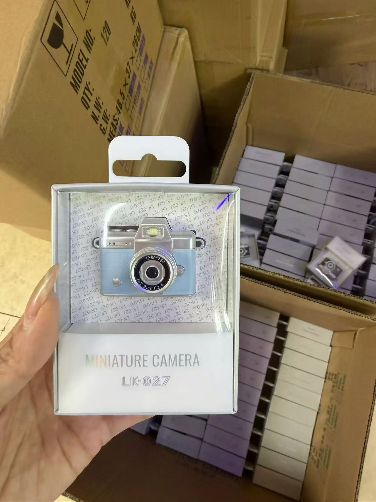 Mini Cámara Digital de Pulgar LK-027 de Plástico para Estudiantes