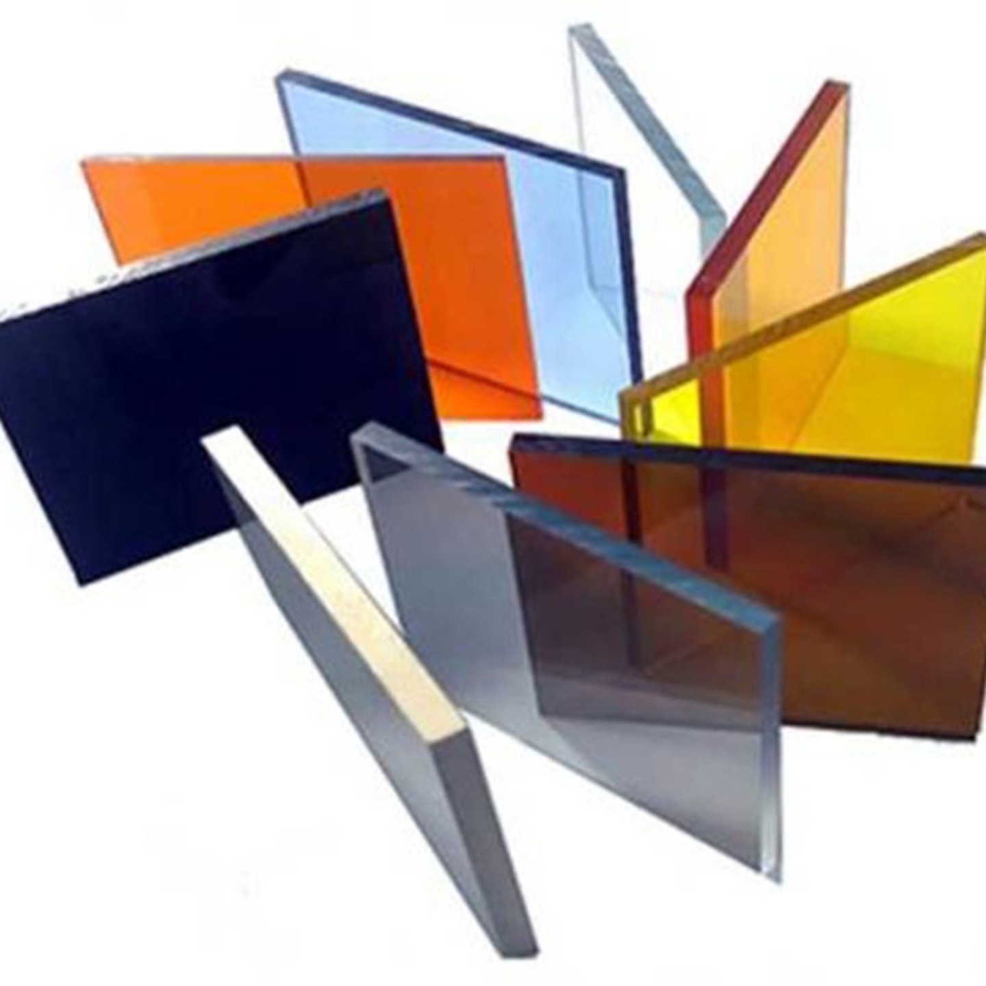 供应黄色透明防静电亚克力板抗UV橘色防静电亚克力板材亚克力制品