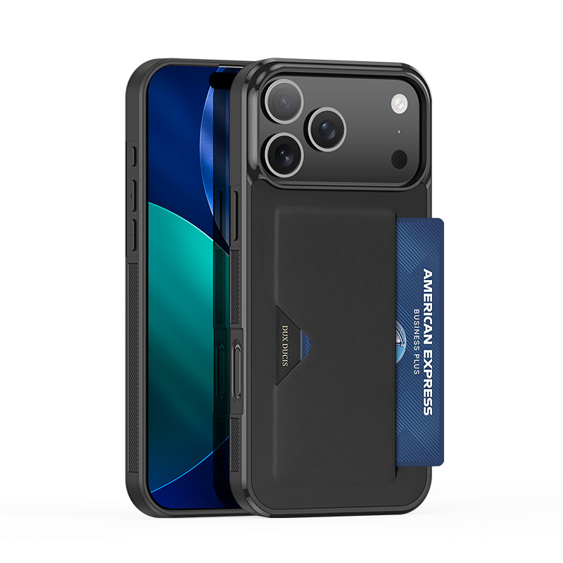 Funda Protectora para iPhone 17 Pro con Ranura para Tarjetas, Venta al por Mayor de Fábrica, Funda Protectora Anti-Caídas para Apple 17