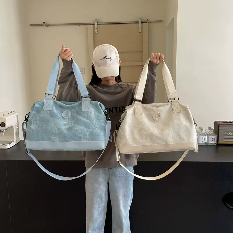 高颜值轻便短途旅行包女手提行李袋出差便携收纳袋外出休闲行李包