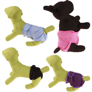 New Amazon Pet Menstrual Pants Dog Menstrual Pants Elastic Anti-Fall Velcro Pet Supplies Factory Wholesale