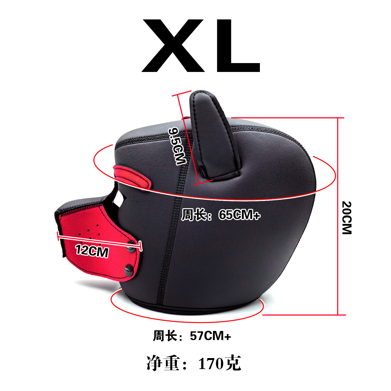 Sexy máscara de perro cubierta de la cabeza de adultos entrenamiento productos del sexo juego de rol discoteca bola máscara de vestir jugar SM props