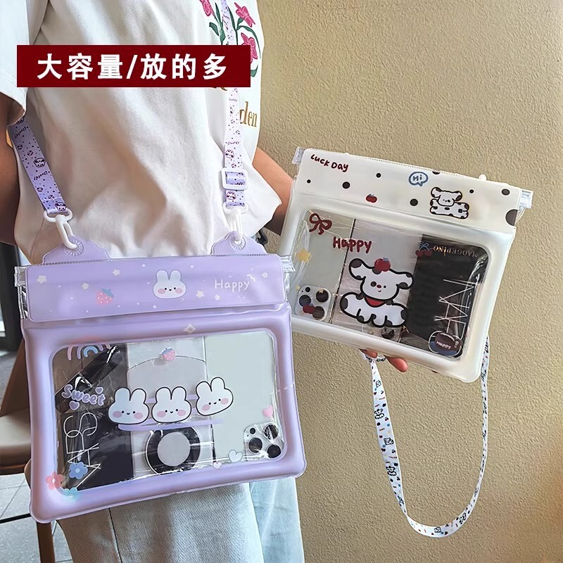 大号手机防水袋可触碰游泳潜水上乐园保护套漂流装备大容量密封包|undefined