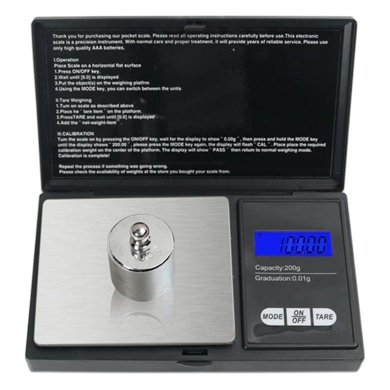 Factory wholesale CSP258 electronic scale jewelry scale portable mini pocket scale palm scale precision 0.01g